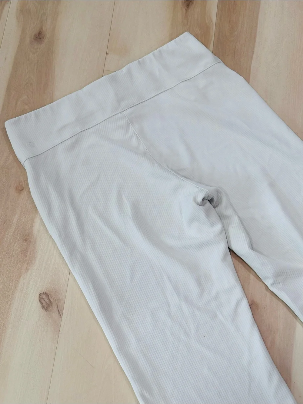 Lululemon Ribbed Softstreme Flared Pant *Regular Bone Sz 14 W5GVKS Casual